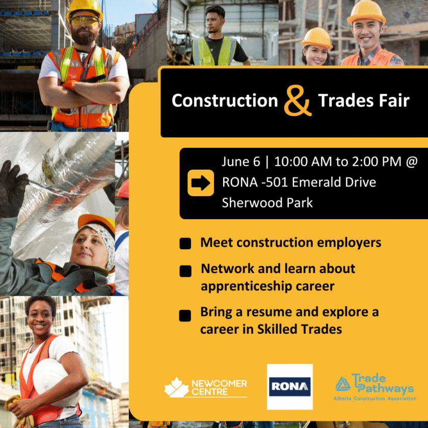 2025 06 06 construction & trades fair poster