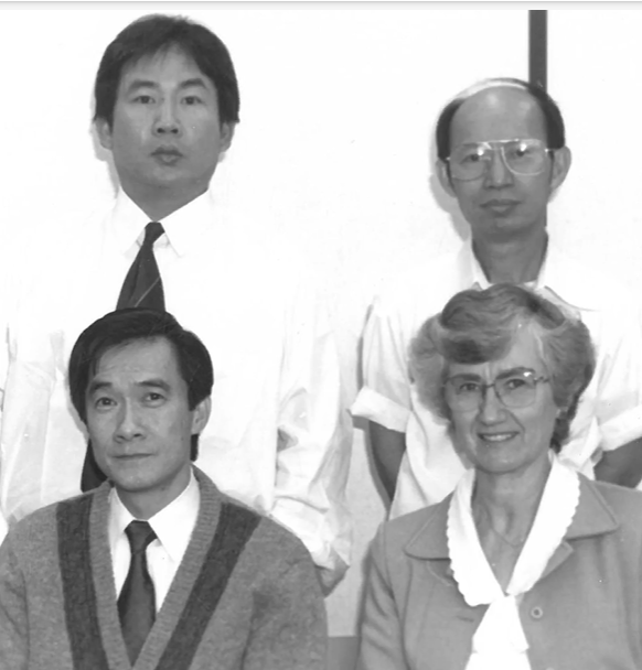 Anne Falk and some early Vietnamese immigrants